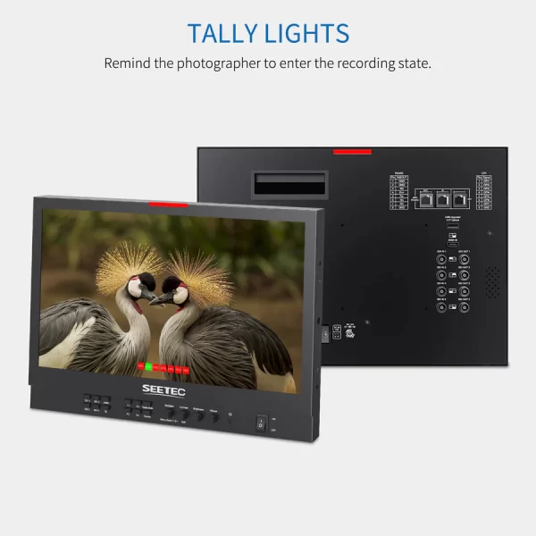 SEETEC ATEM156S-CO 15.6 inch 1920x1080 Carry On Director Monitor LUT Waveform HDMI 4 SDI In Out