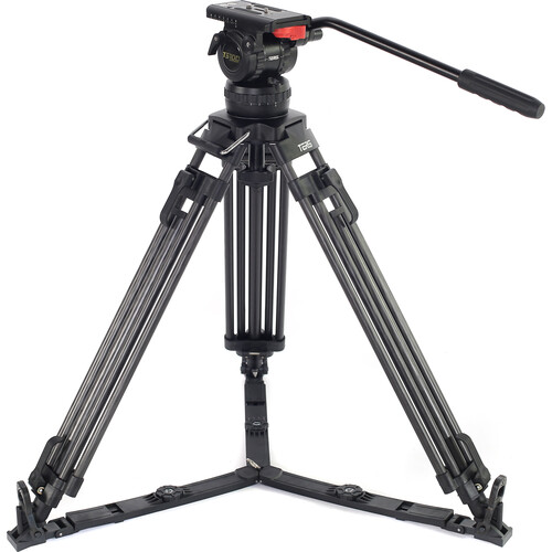 Teris TS100CF Fluid Head & Tripod Kit (Carbon Fiber)