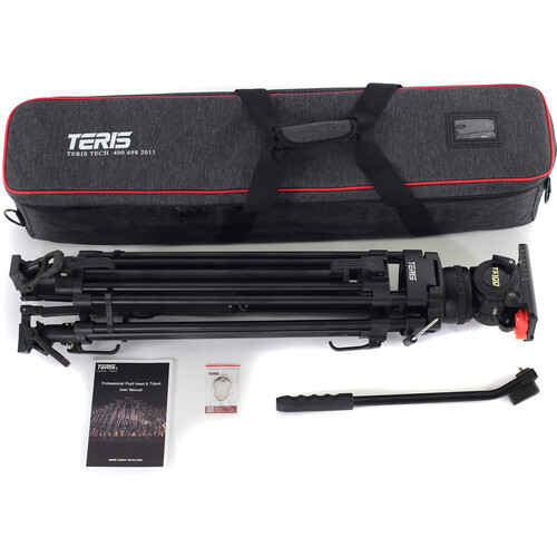 Teris TS100CF Fluid Head & Tripod Kit (Carbon Fiber)