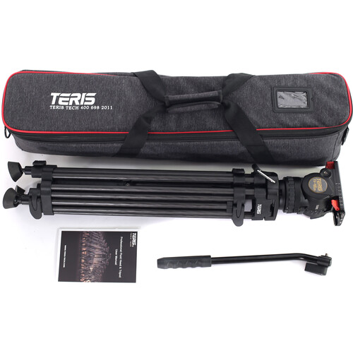 Teris TSN6AL Plus Aluminum Tripod and Fluid Head System