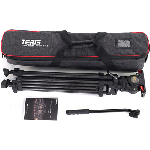 Teris TSN6CF Plus Carbon Fiber Tripod and Fluid Head System