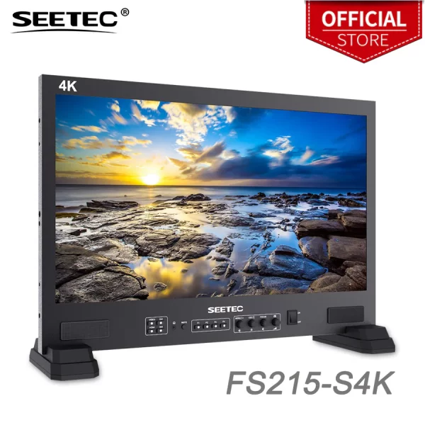 SEETEC FS215-S4K 17.3 Inch 1920x1080 Broadcast Director Monitor UMD Text Tally Display SDI HDMI