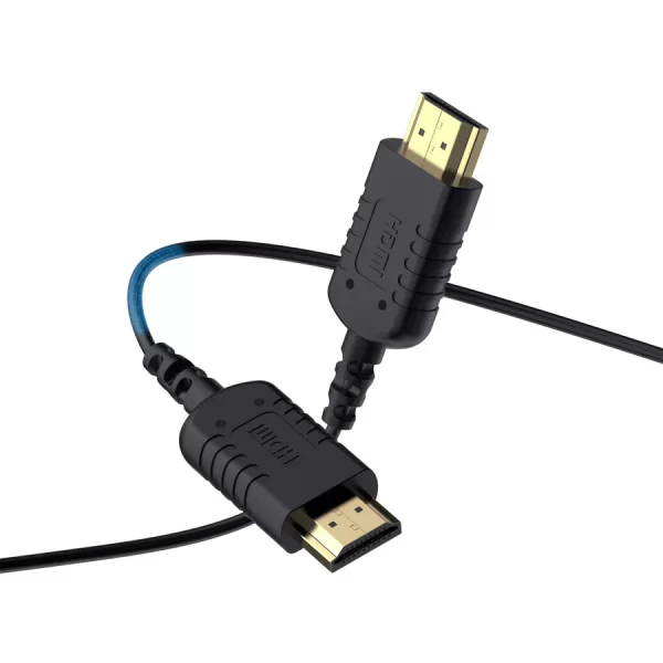 FEELWORLD Ultra Thin 4K HDMI Cable 100cm 2.5mm Slim HDMI 2.0 Cable, Support High Speed 4K@60Hz 2160p 1080p 18gbps 3D HDR for Camera, Camcorder
