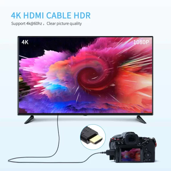 2_75aad588-5255-4cf7-bc13-fd66fb1c1add FEELWORLD Ultra Thin 4K HDMI Cable 100cm 2.5mm Slim HDMI 2.0 Cable, Support High Speed 4K@60Hz 2160p 1080p 18gbps 3D HDR for Camera, Camcorder