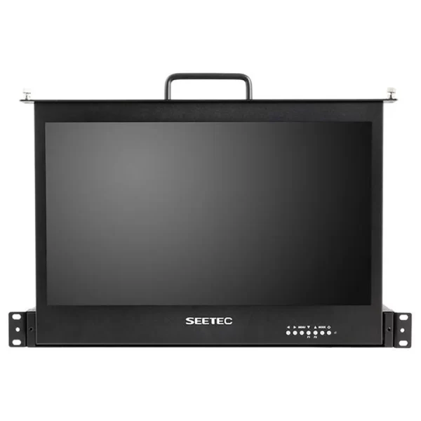 SEETEC SC173-HSD-56 17.3 Inch 1920x1080 1RU Pull Out Rackmount Monitor HDMI SDI In Out