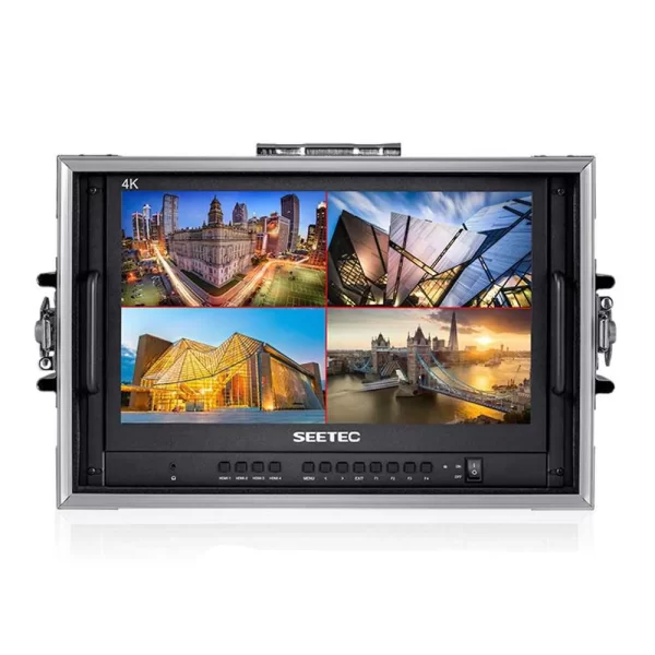 SEETEC ATEM156-CO 15.6 Inch Live Streaming Broadcast Director Monitor Carry-on with 4 HDMI Input Output