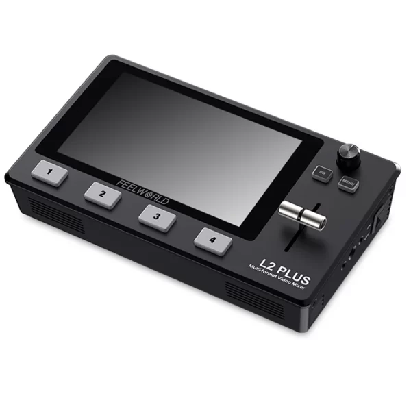 FEELWORLD L2 PLUS Multi Camera Video Mixer Switcher 5.5" Touch PTZ Control Chroma Key live streaming