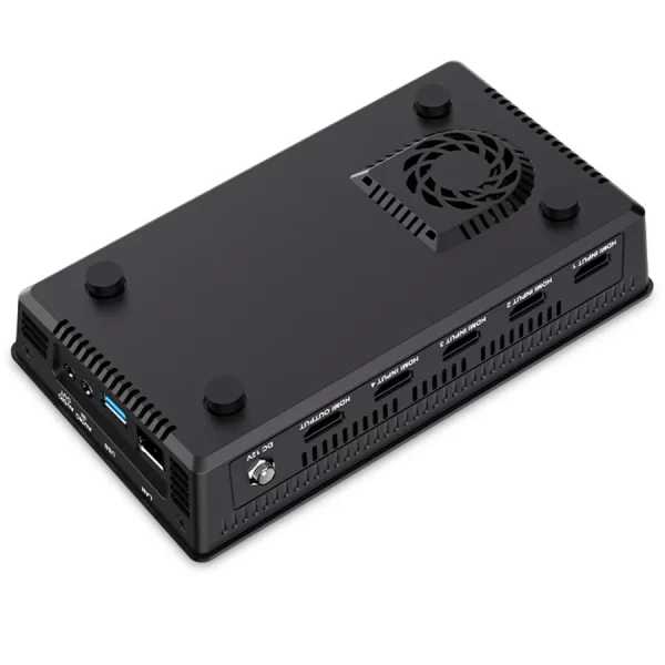 FEELWORLD L2 PLUS Multi Camera Video Mixer Switcher 5.5" Touch PTZ Control Chroma Key live streaming