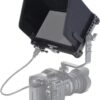 Nitze Cage for Feelworld LUT7S/LUT7 PRO/LUT7S PRO 7"" with PE21 HDMI Cable Clamp LS7-A Sunhood, black