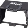 Nitze 5.5” Monitor cage w Sunhood HDMI Cable Clamp Compatible with TV Logic F-5A 5.5inch IPS on-Camera Monitor