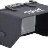 Nitze 5.5” Monitor cage w Sunhood HDMI Cable Clamp Compatible with TV Logic F-5A 5.5inch IPS on-Camera Monitor