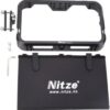 Nitze Monitor Cage for Atomos Shogun 7" Monitor with PE14 HDMI Cable Clamp and Sunhood