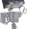 Nitze 5.5” Monitor cage w Sunhood HDMI Cable Clamp Compatible with TV Logic F-5A 5.5inch IPS on-Camera Monitor