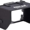 Nitze 5.5” Monitor cage w Sunhood HDMI Cable Clamp Compatible with TV Logic F-5A 5.5inch IPS on-Camera Monitor
