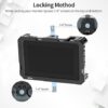 Nitze Cage Kit for SmallHD Indie 5 / Cine 5 Monitor with PU Sunhood - JT-S03B