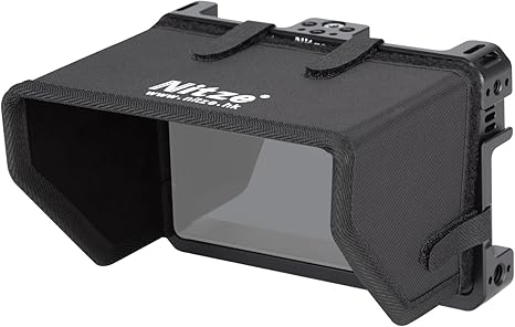 Nitze Cage for PortKeys BM5/BM5 III/BM5 III WR - 5.5" Monitor with Sunhood & HDMI Cable Clamp - JTP2-BM5