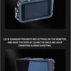 Nitze Monitor Cage for Atomos Shogun 7" Monitor with PE14 HDMI Cable Clamp and Sunhood