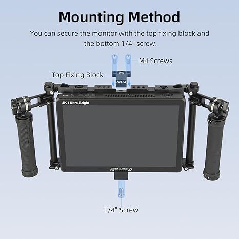 Nitze Director's Monitor Cage for Feelworld LUT11 / LUT11S / LUT11H - JSQ-005