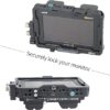Nitze Cage Kit for Blackmagic Video Assist 5" 12G / 3G, with Sunhood, HDMI and USB-C Cable Clamps - JT-B01B