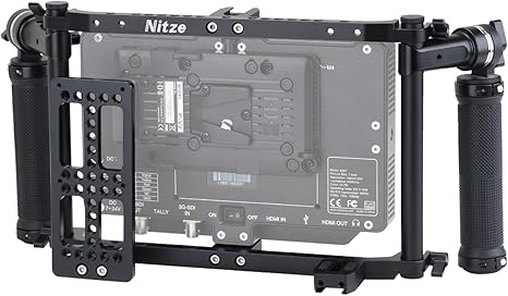 Nitze Director's Cage with Adjustable Handles for up to 9 Inch LCD Monitor - Universal JSQ-002
