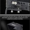 Nitze Cage for Feelworld LUT7S/LUT7 PRO/LUT7S PRO 7"" with PE21 HDMI Cable Clamp LS7-A Sunhood, black