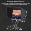 Nitze Cage for SmallHD Cine 7/ Indie 7/702 Touch 7" Monitor with Sunhood - JT-S02B
