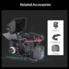 Nitze Cage for PortKeys LH5P / LH5P II 5.5" Monitor with Sunhood and HDMI Cable Clamp - JT-I01B