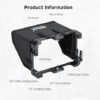 Nitze Cage for PortKeys BM5/BM5 III/BM5 III WR - 5.5" Monitor with Sunhood & HDMI Cable Clamp - JTP2-BM5