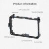 Nitze Cage for PortKeys LH5P / LH5P II 5.5" Monitor with Sunhood and HDMI Cable Clamp - JT-I01B
