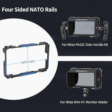 Nitze Cage for OSEE G7/T7 with Sunhood and Four Sides Built-in NATO Rails -TP2-G7