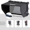 Nitze Cage for Feelworld LUT5 5.5" Monitor, with HDMI Cable Clamp and Sunhood - JT-F02B