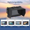 Nitze Monitor Cage Kit for Feelworld F6 PLUSX / F6 Plus / F5 PRO / F5 Prox with HDMI Cable Clamp and Sunhood - JT-F05B
