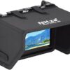 Nitze Cage for PortKeys LH5P / LH5P II 5.5" Monitor with Sunhood and HDMI Cable Clamp - JT-I01B