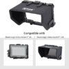 Nitze Cage Kit for Blackmagic Video Assist 5" 12G / 3G, with Sunhood, HDMI and USB-C Cable Clamps - JT-B01B