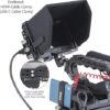 Nitze Cage Kit for Blackmagic Video Assist 5" 12G / 3G, with Sunhood, HDMI and USB-C Cable Clamps - JT-B01B