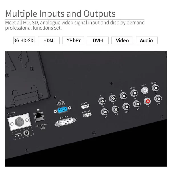SEETEC P173-9HSD-CO 17.3 Inch 1920x1080 Broadcast Director Monitor Carry on with SDI HDMI In Out
