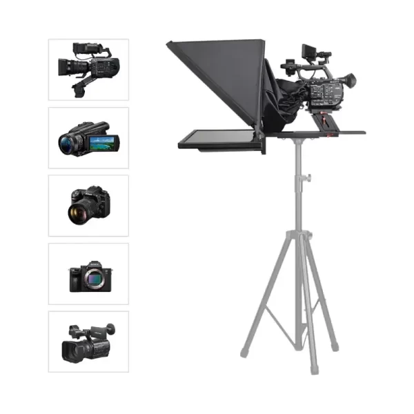 Desview T22 Teleprompter (Free Tripod Stand)